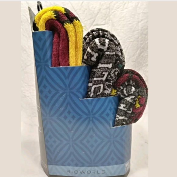 Harry Potter Athletic Crew Socks 3 Pair Size 8-12 - Picture 4 of 4